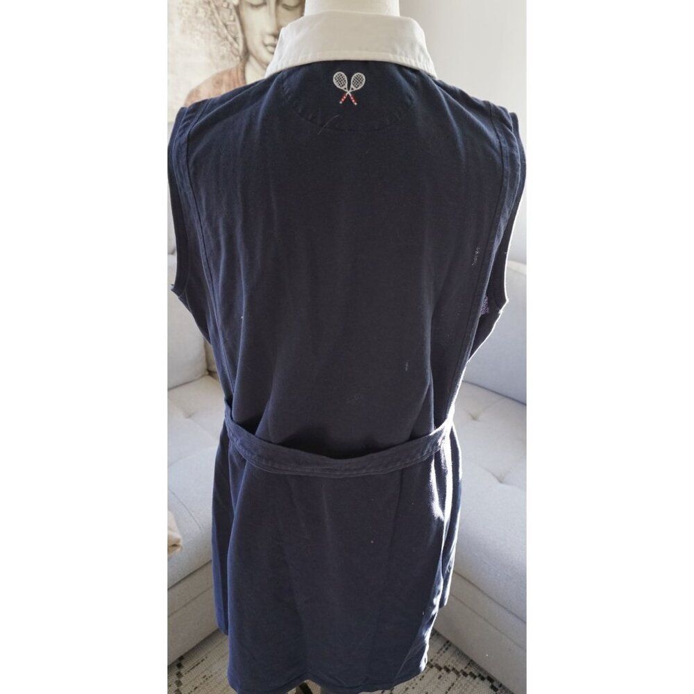 Brooks Brother Pro Sports Women's Blue Sleeveless Tennis Dress - Size XL - Picture 10 of 12